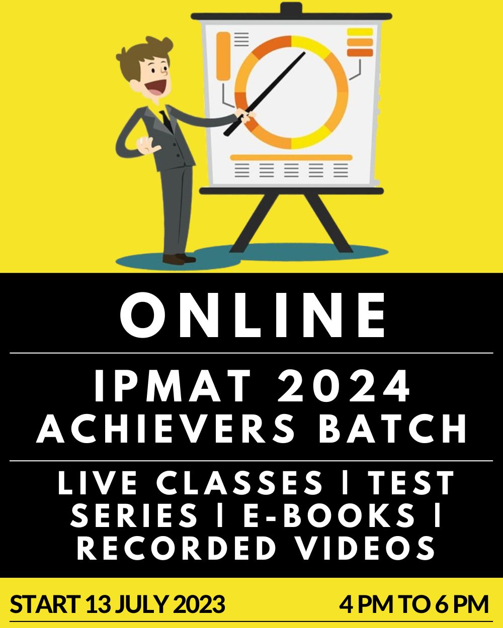 IPMAT 2024 Achievers Batch Live Classes Test Series EBooks Recorded Videos By Career Leaders