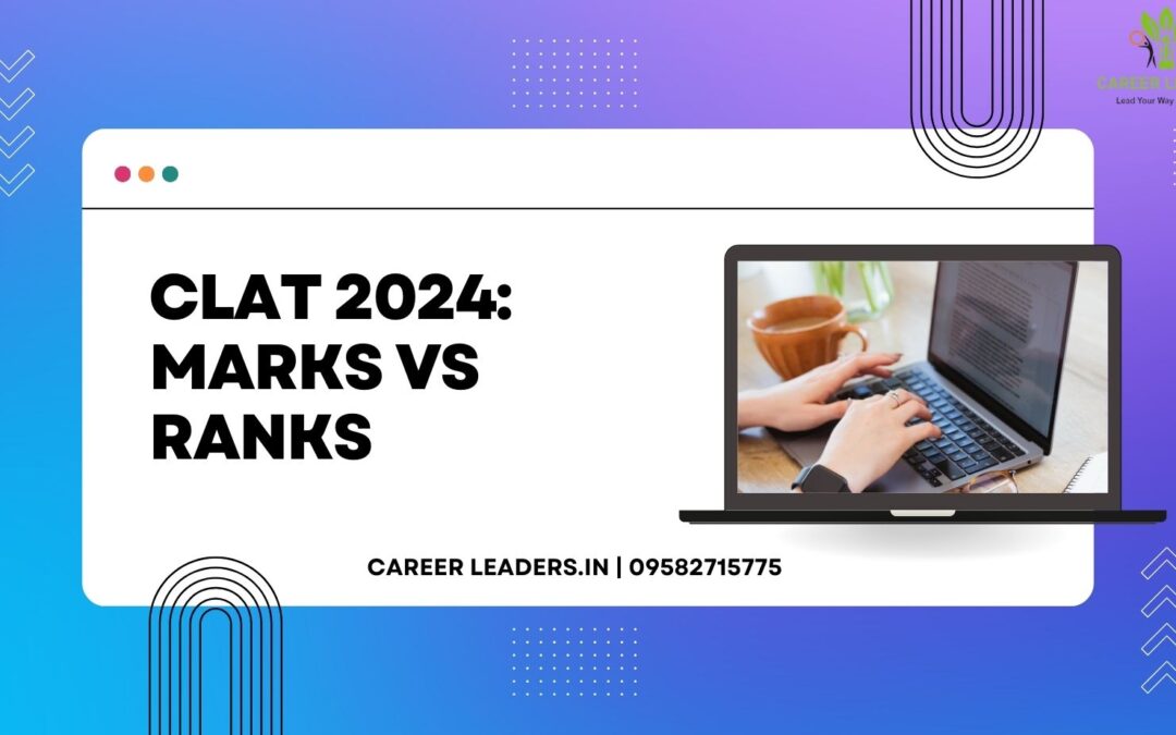 CLAT 2024 Marks vs Ranks