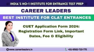 CUET Application Form 2025: Registration Form Link, Important Dates, Fee & Eligibility