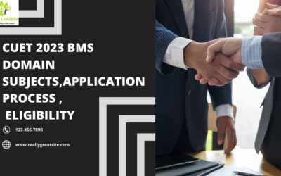 CUET 2023 BMS Domain subject, Application process, Eligibility