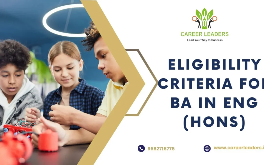 Eligibility Criteria for BA in Eng (hons)