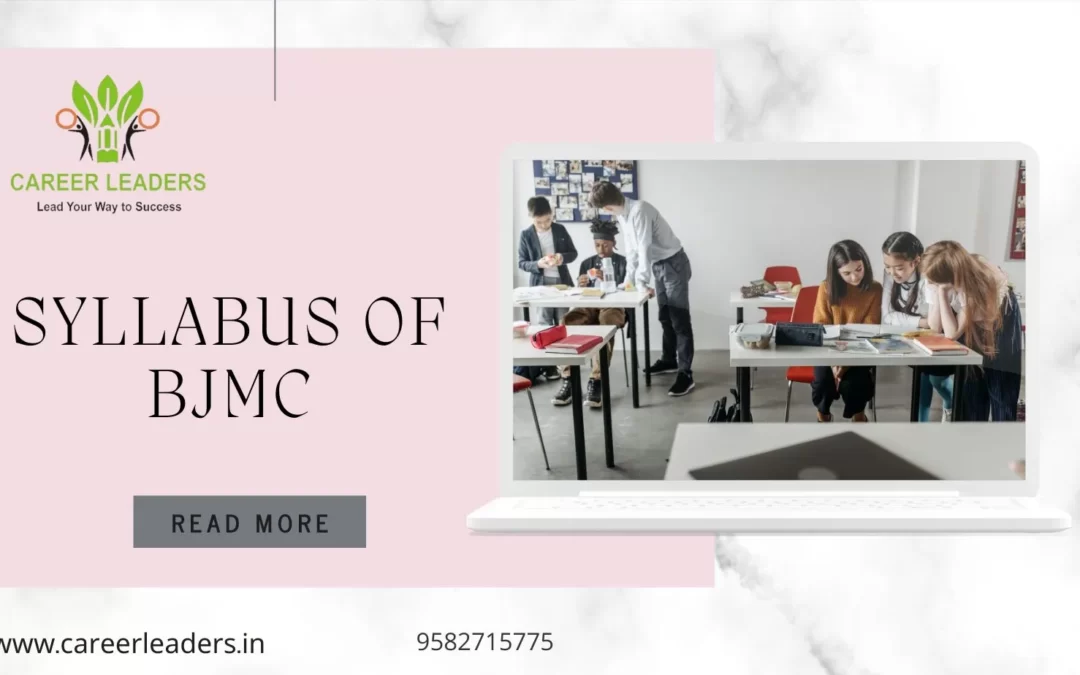 Unveiling the BJMC Syllabus