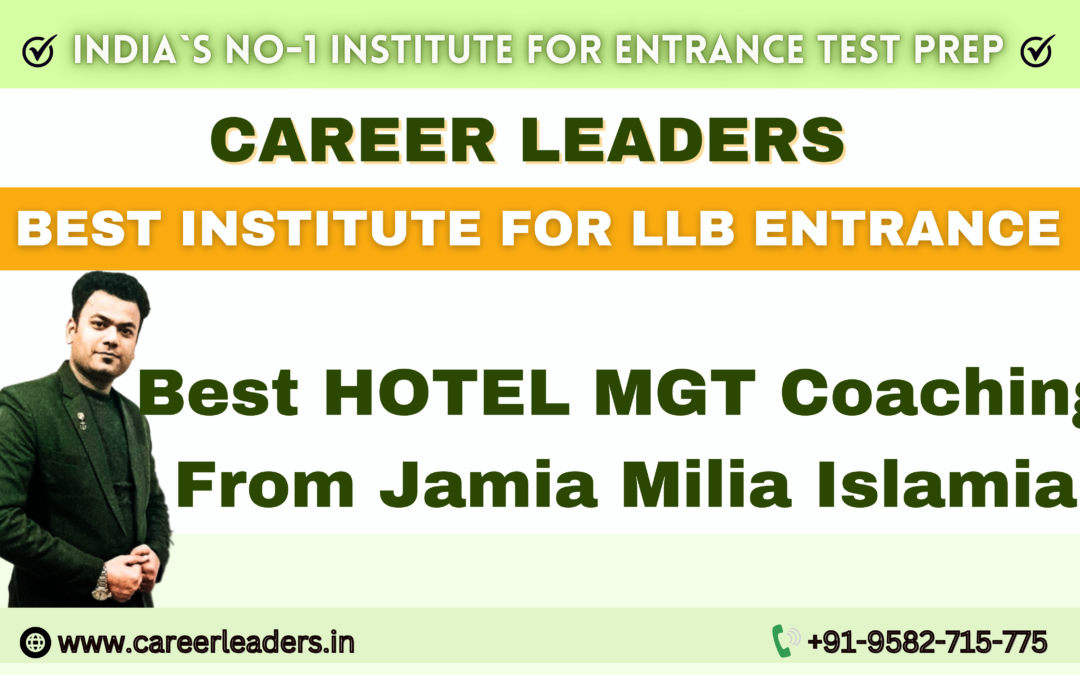 Best Hotel Management Coaching From Jamia Milia Islamia | Delhi
