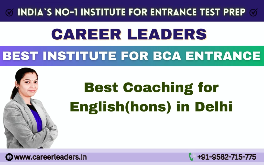 Best Coaching for English(hons) in Delhi