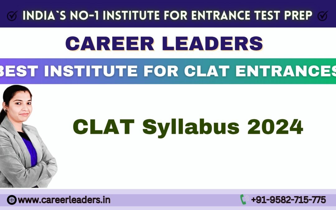 CLAT SYLLABUS 2024