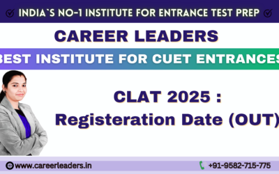 CLAT 2025 : Registeration Date (OUT)
