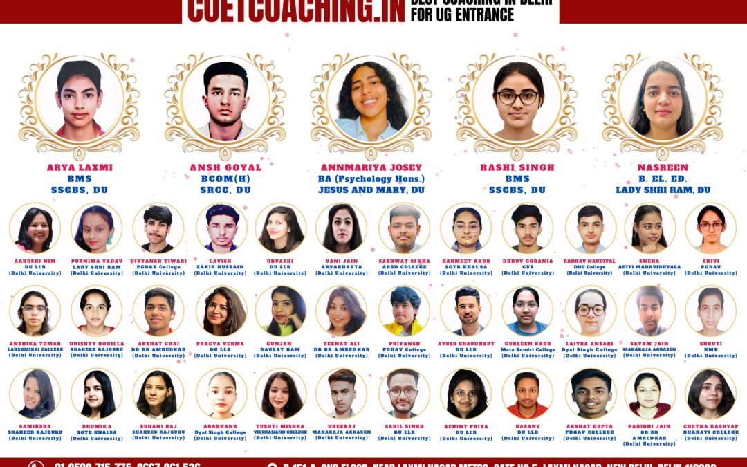 CUET crash course with Best CUET coaching in DELHI