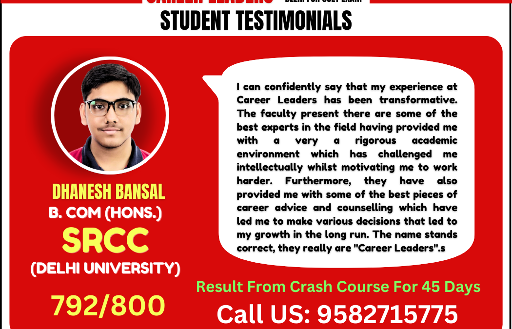 Best CUET BCom Honors Coaching in Vaishali, Ghaziabad