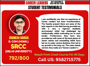 Best CUET BCom Honours Coaching in Mansarovar Park, Delhi