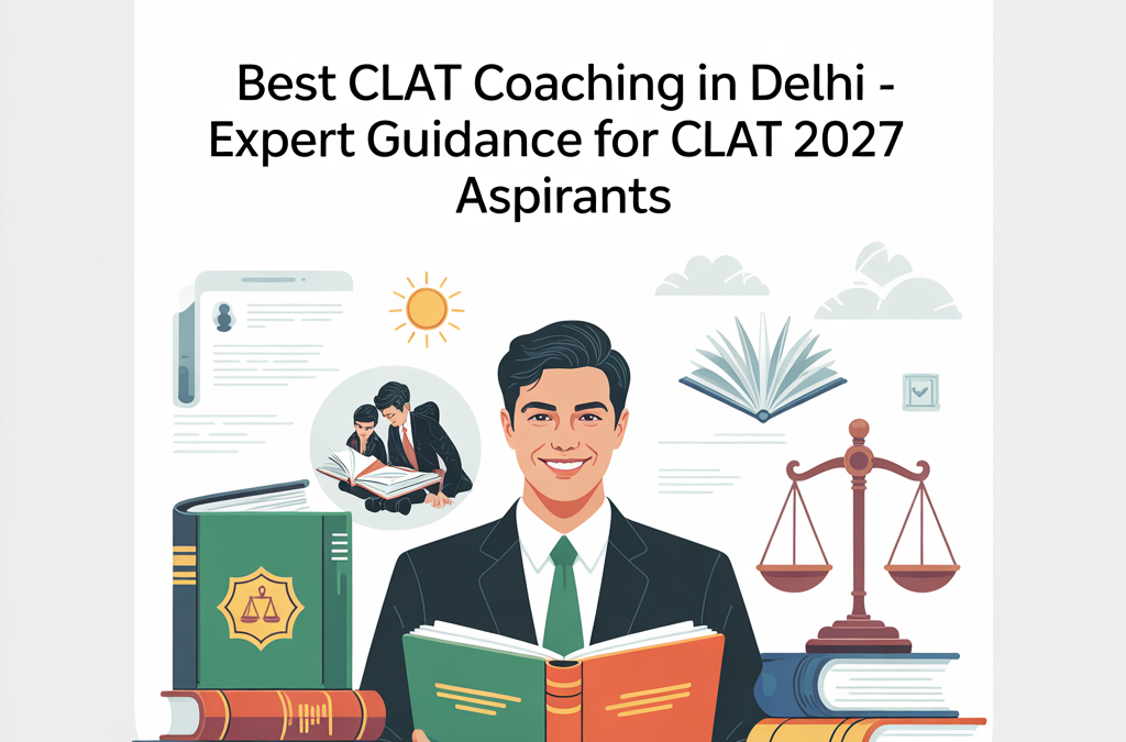Best CLAT Coaching in Delhi – Expert Guidance for CLAT 2027 Aspirants
