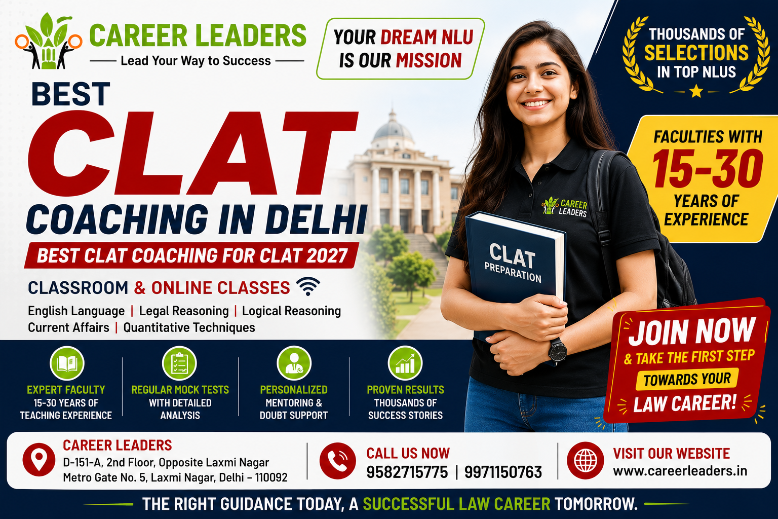 best clat coaching in delhi