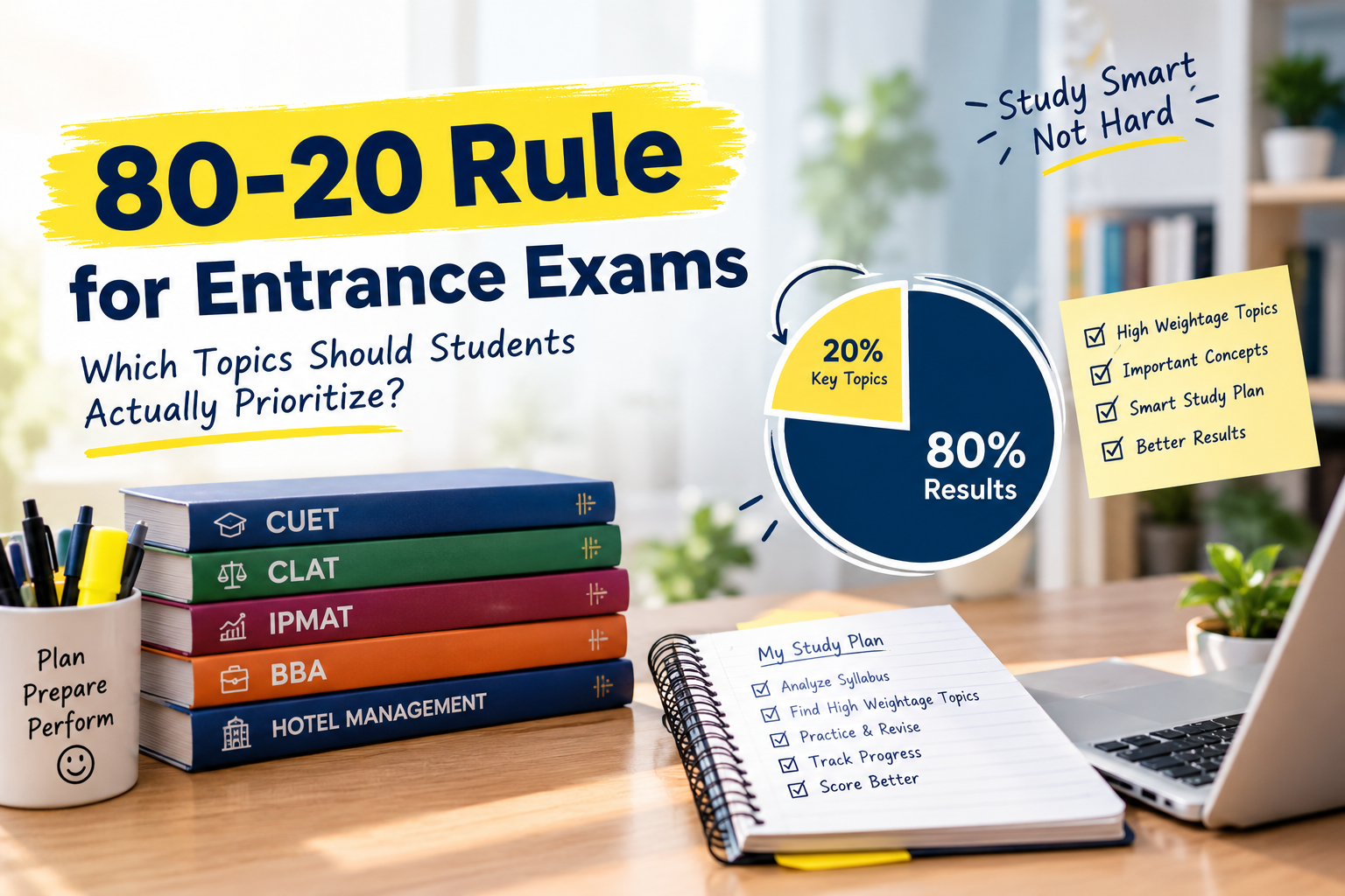 80-20 Rule for Entrance Exam Preparation Strategy 80-20 rule for entrance exam preparation strategy