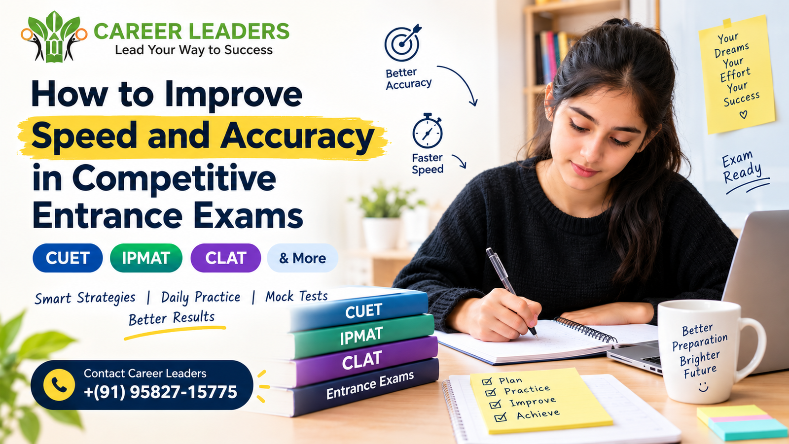 Speed and Accuracy for Entrance Exams – Career Leaders Career Leaders guide to improving speed and accuracy for competitive entrance exams